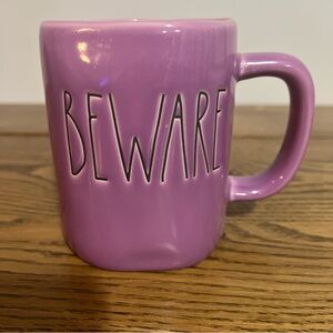 Rae Dunn Halloween ‘BEWARE' Mug NWT